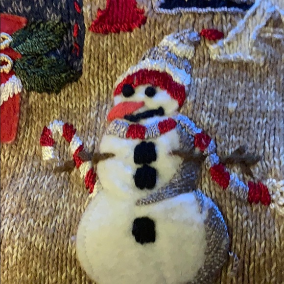 Nice Holiday knit sweater by Tiara great condition - Picture 14 of 16